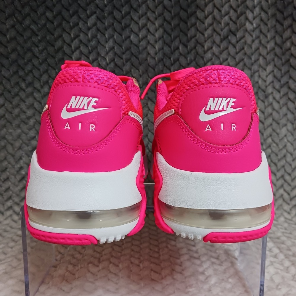 Nike Air Max Women’s Athletic Sneakers in Bright Pink with White Swoosh - Picture 3 of 15